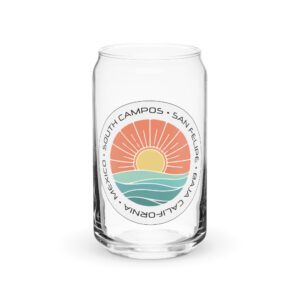 Can-shaped glass