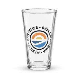 Shaker pint glass